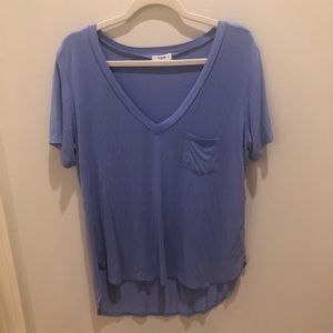 Piko periwinkle tee shirt